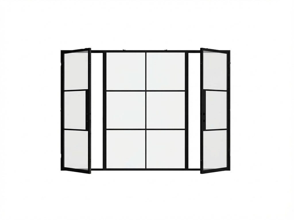 Dual Single with Middle Fixed Panel Flat