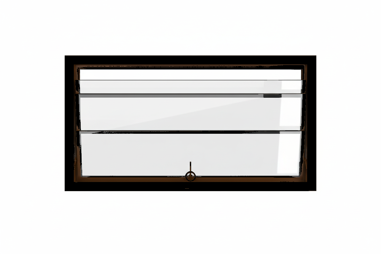 Window 0V 2H with Ring Pull - Awning Landscape