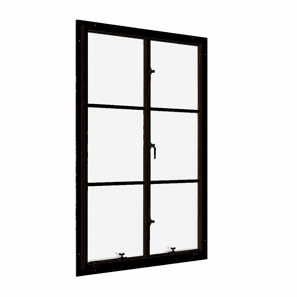 Window 0V 2H - Double Casement Portrait