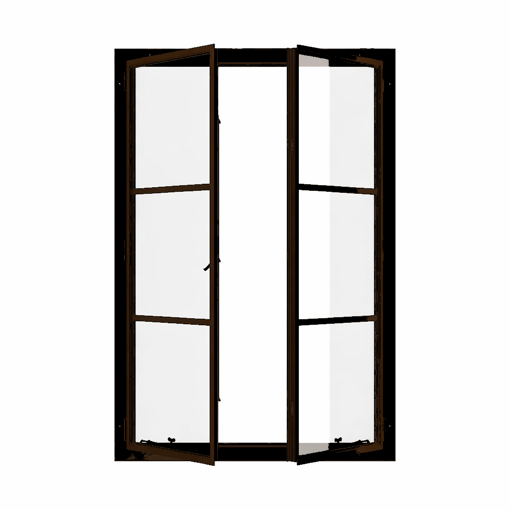 Window 0V 2H - Double Casement Portrait